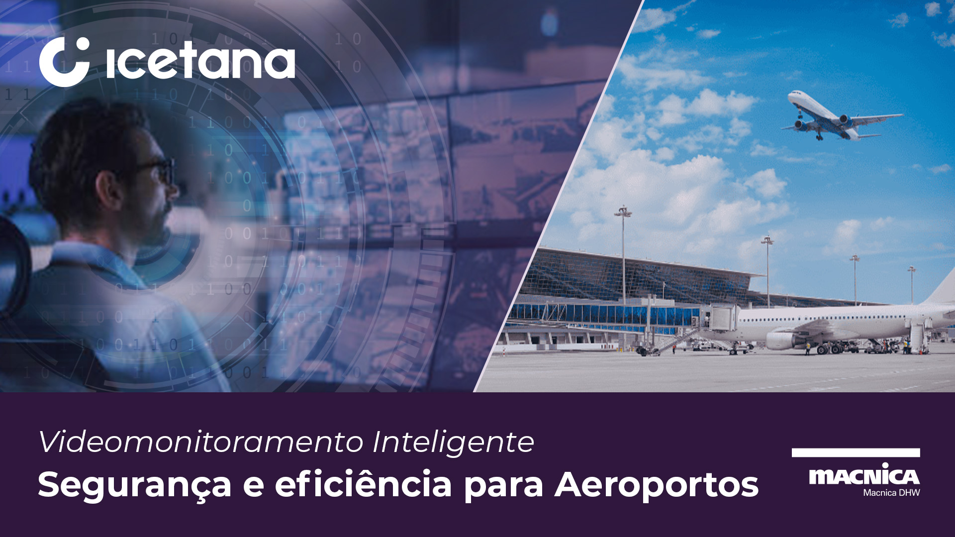 A Solução IA da Icetana melhora a segurança e a proteção dos aeroportos por meio de vigilância avançada, cobrindo tudo, desde alterações físicas, assédio e emergências médicas até monitoramento e prevenção de rotina.