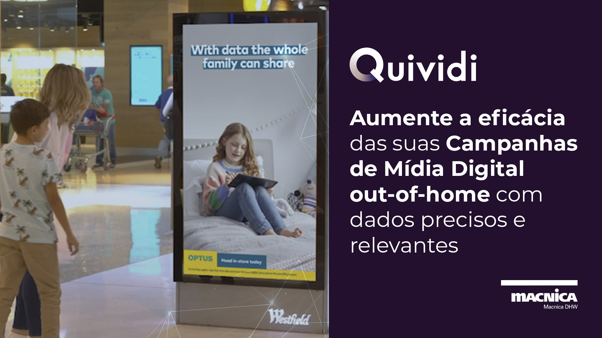 Leia mais sobre o artigo Mídia digital out-of-home DOOH: Como as Métricas em Tempo Real da Quividi Transformam Campanhas dentro de Shoppings