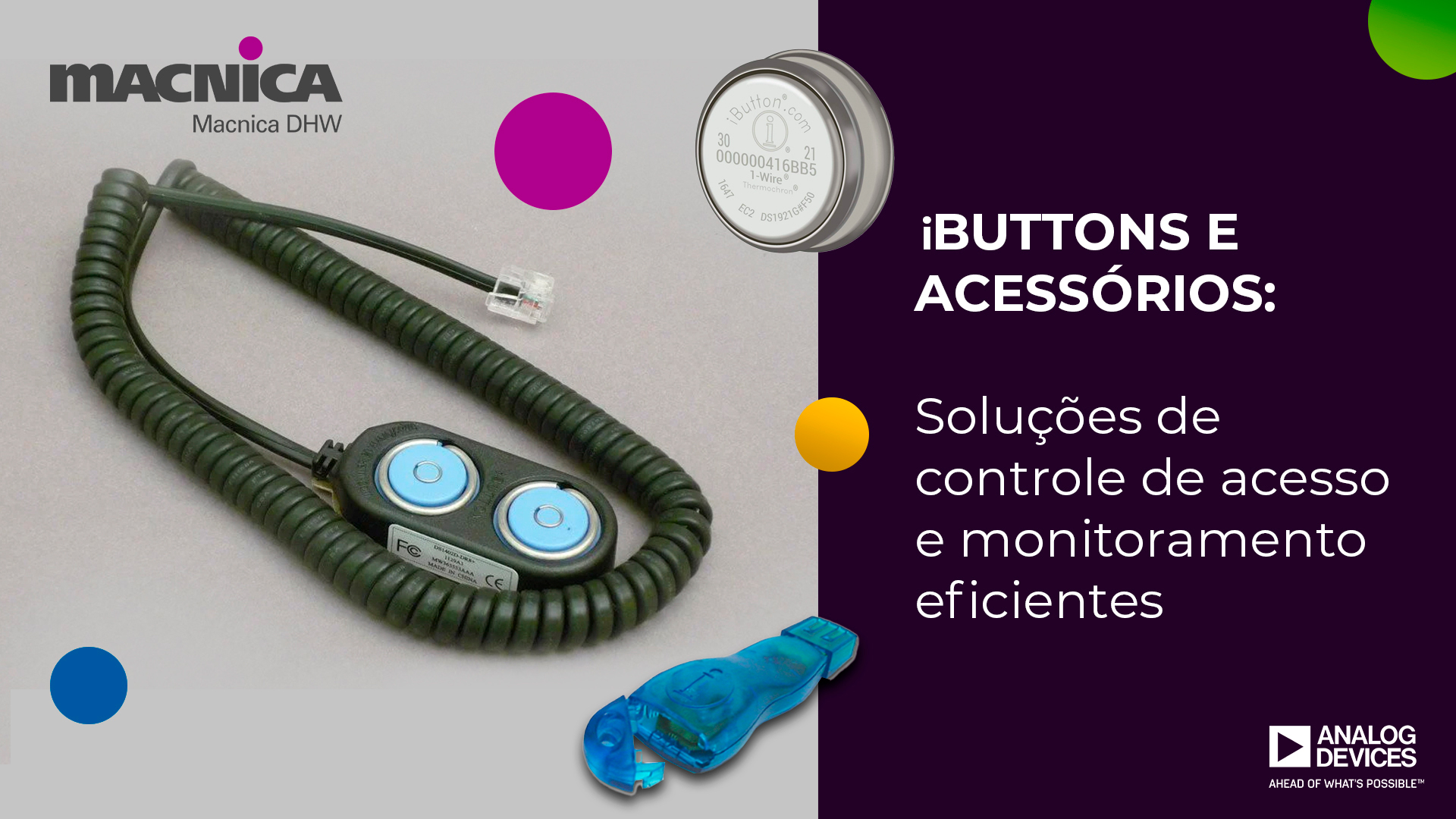 Leia mais sobre o artigo iButtons e acessórios: Soluções de controle de acesso e monitoramento eficientes