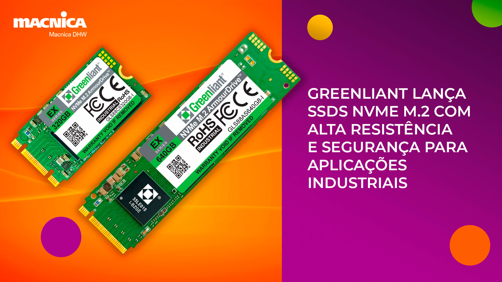 Leia mais sobre o artigo Greenliant lança SSDs NVMe M.2 com Alta Resistência e Segurança para Aplicações Industriais