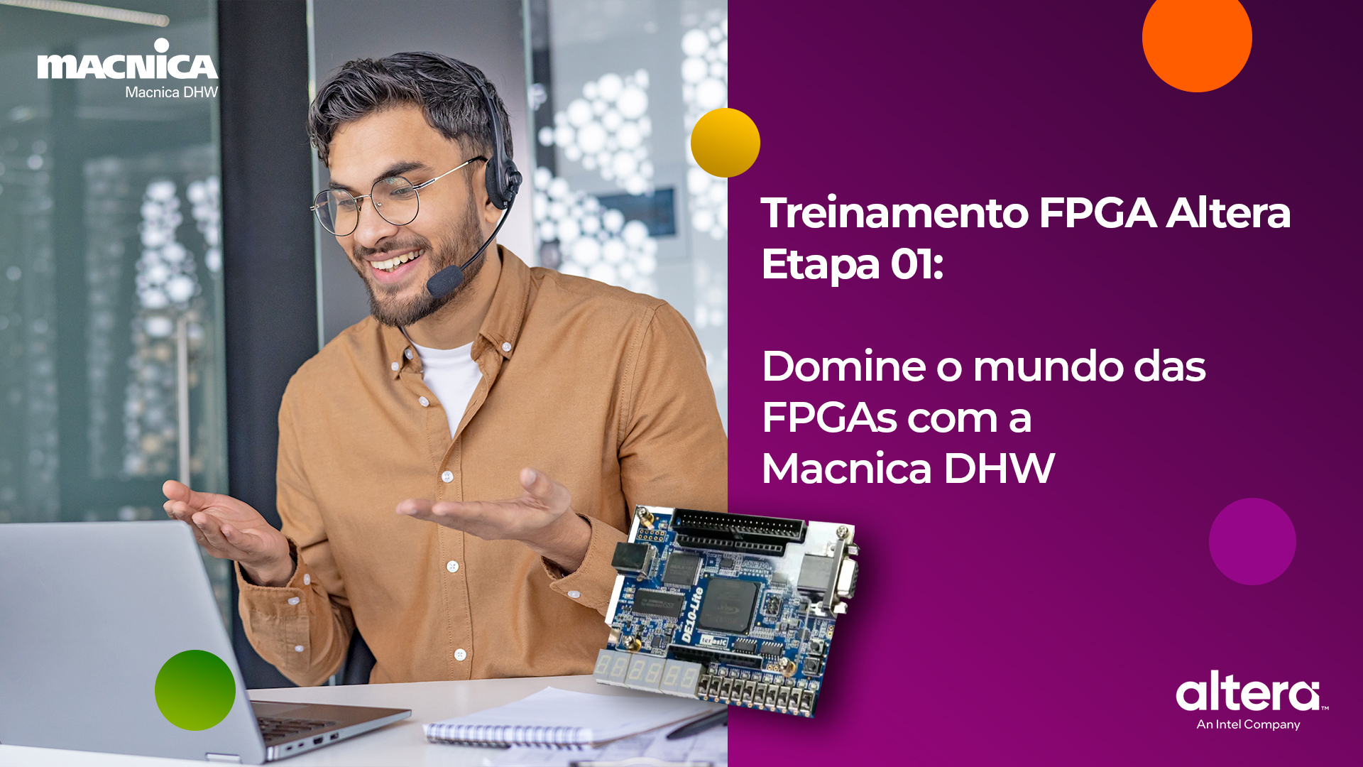 Você está visualizando atualmente Treinamento FPGA Altera Etapa 01: Domine FPGAs com a Macnica DHW