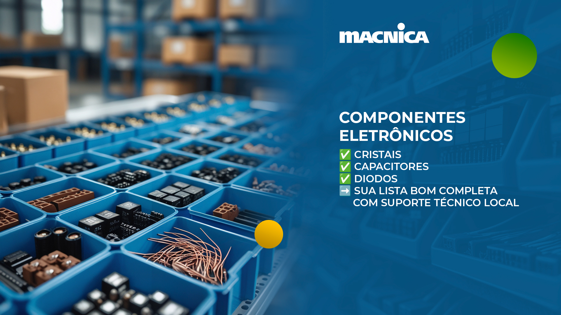 Leia mais sobre o artigo Precisando de componentes eletrônicos em escala industrial? Fale com quem entende de B2B