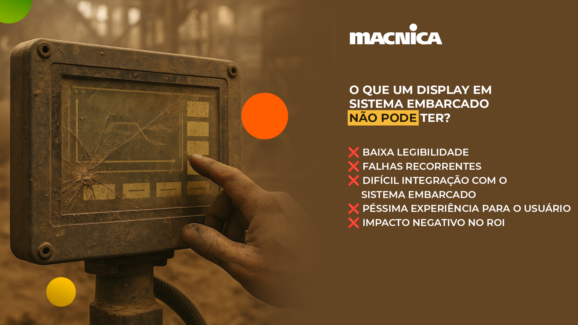 Leia mais sobre o artigo Displays em sistemas embarcados: tendências e oportunidades para inovar