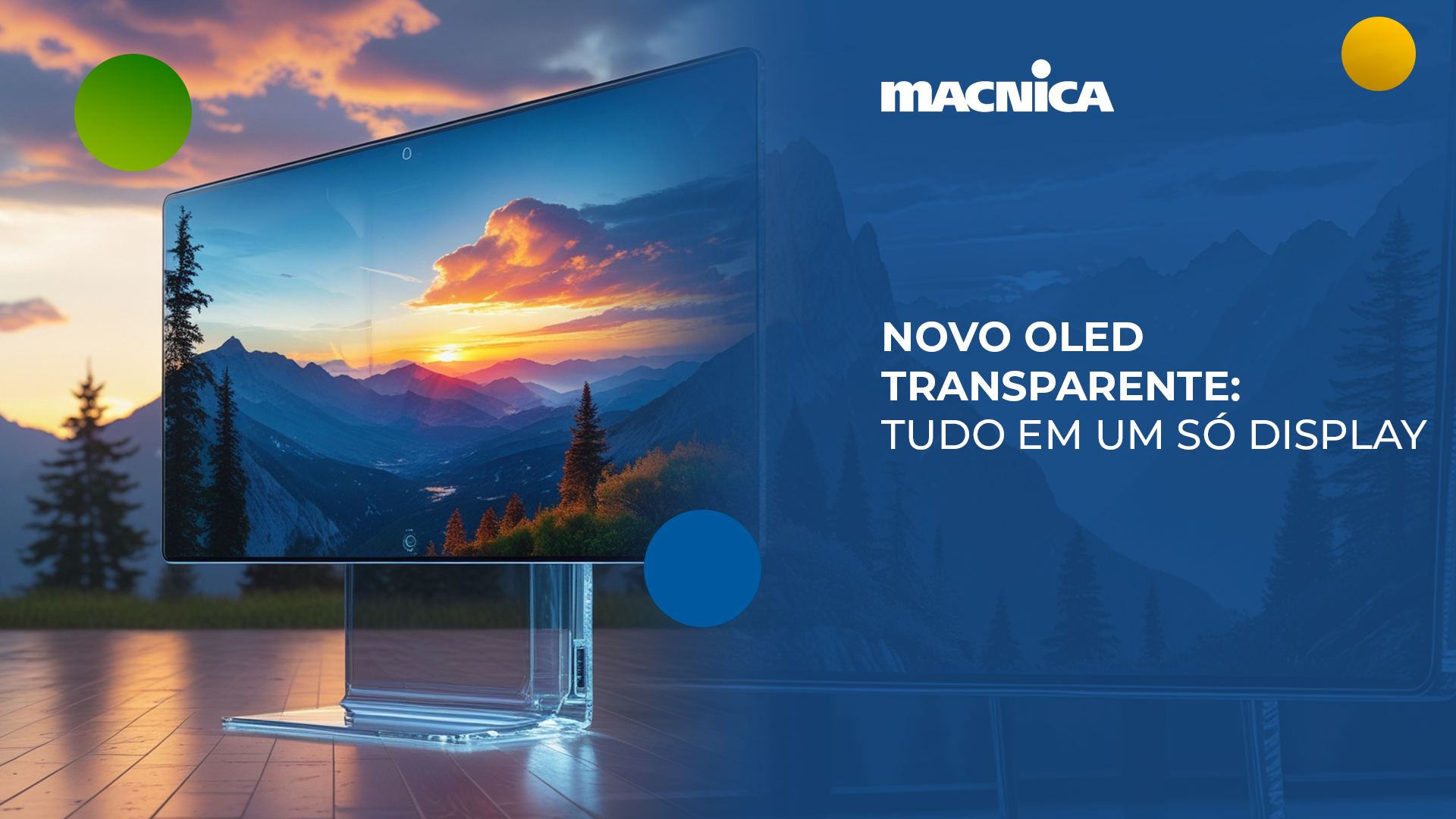 Leia mais sobre o artigo Displays OLED transparente: inovação, leveza e impacto visual nas suas soluções