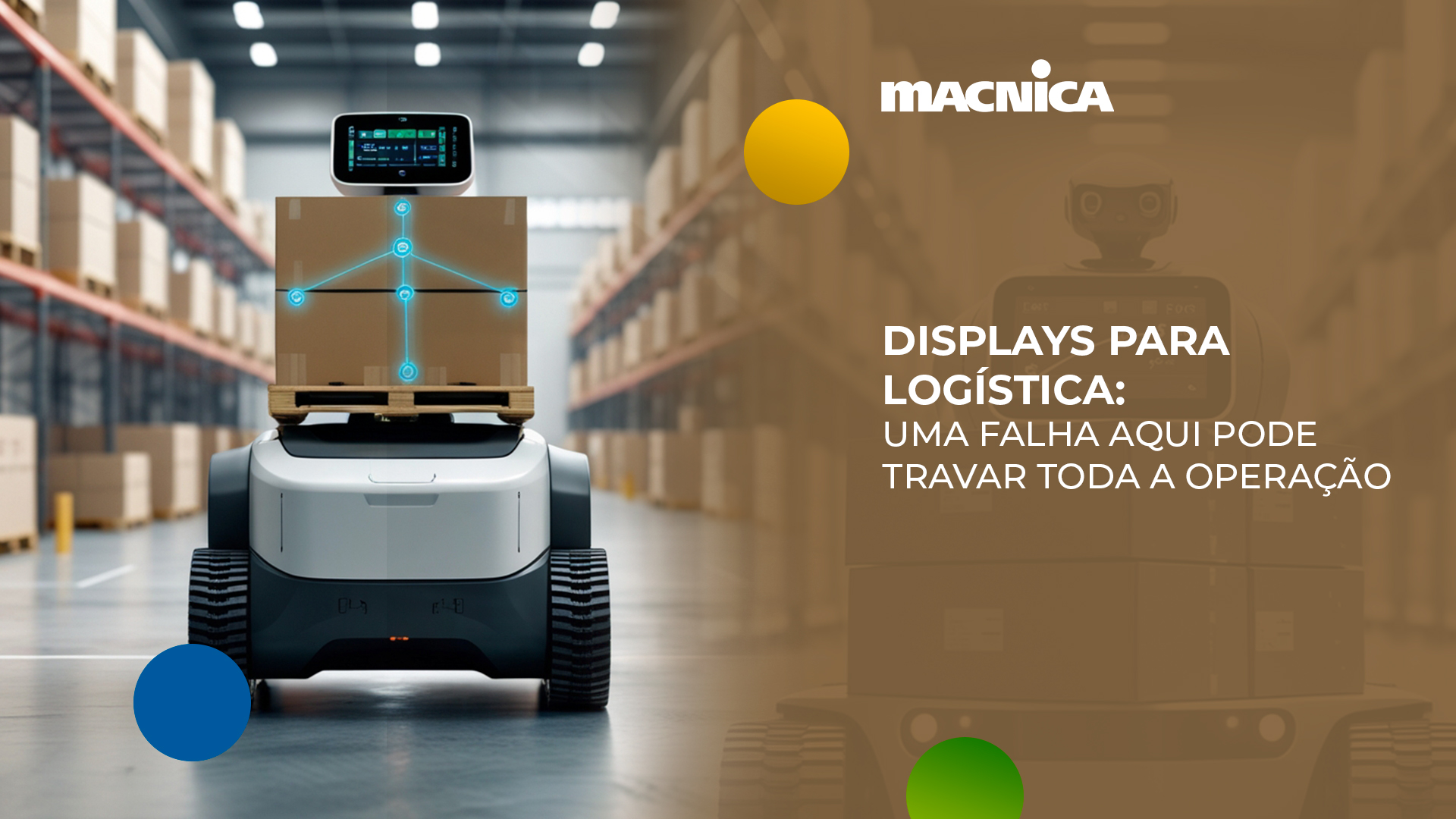 No momento, você está visualizando Display para aplicação industrial em logística inteligente: cada segundo importa