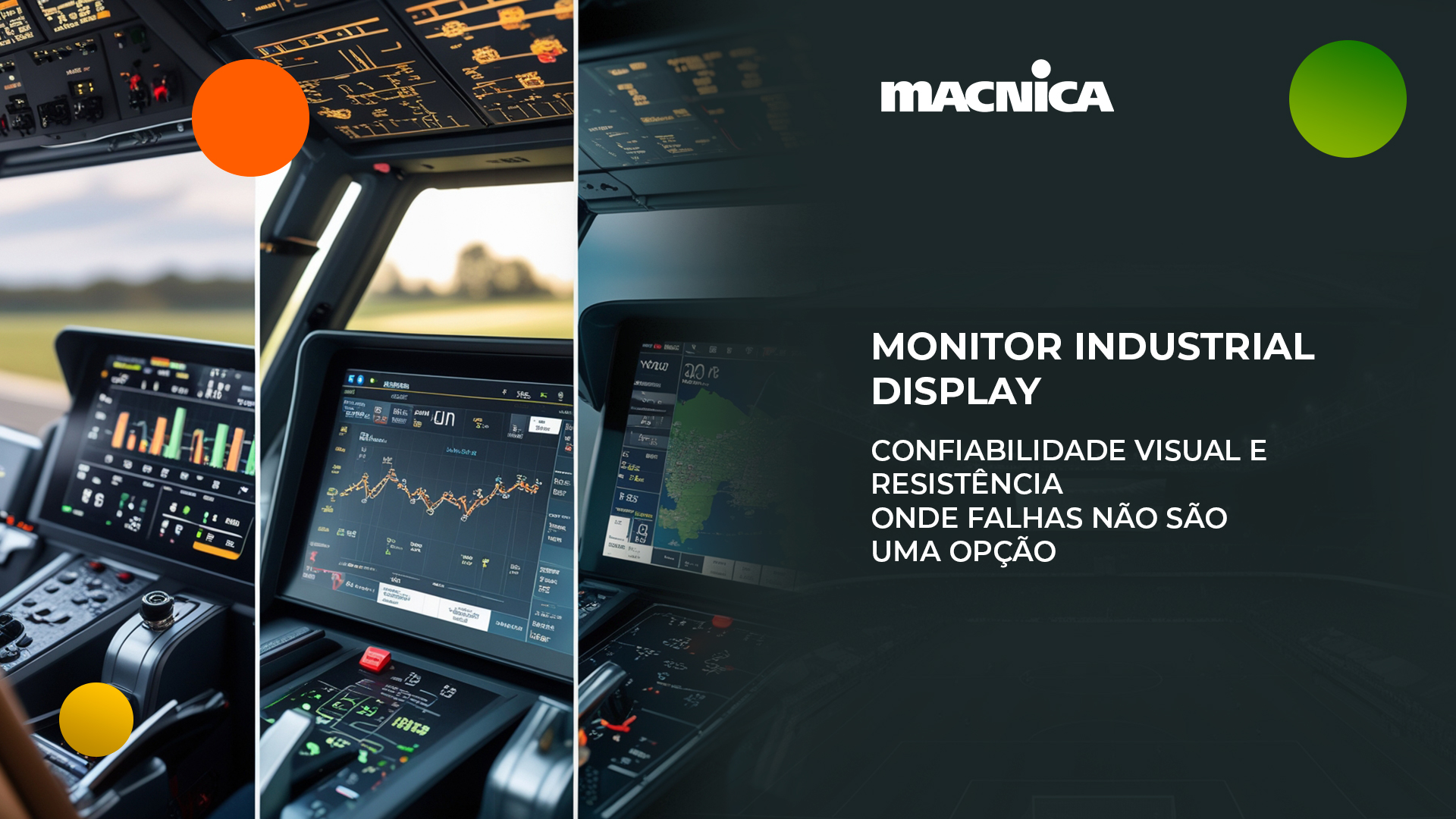 Leia mais sobre o artigo Monitor industrial: display com confiabilidade visual para transporte crítico