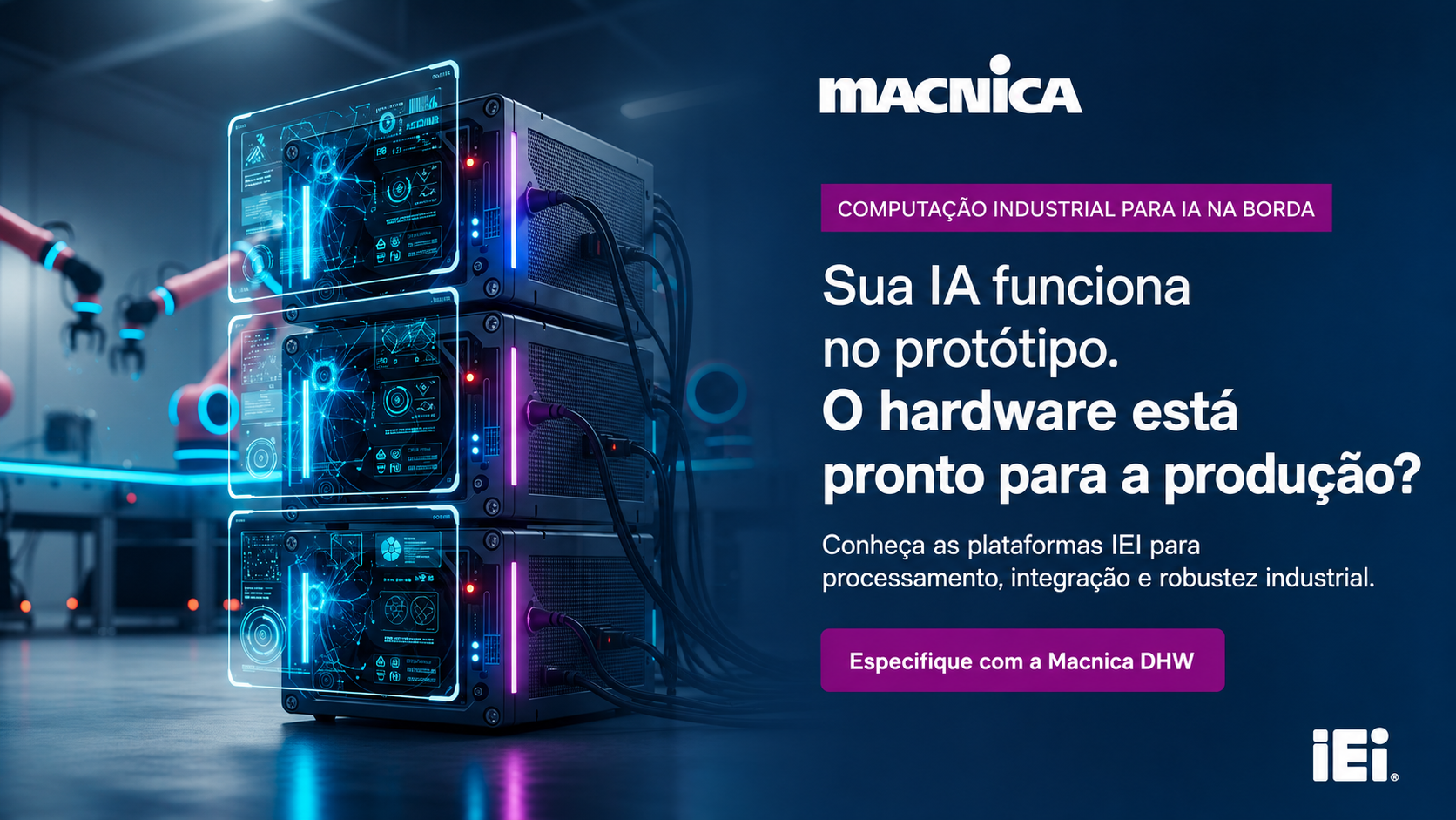Leia mais sobre o artigo Computador industrial iEi: a base da automação, da medicina e da IA de borda