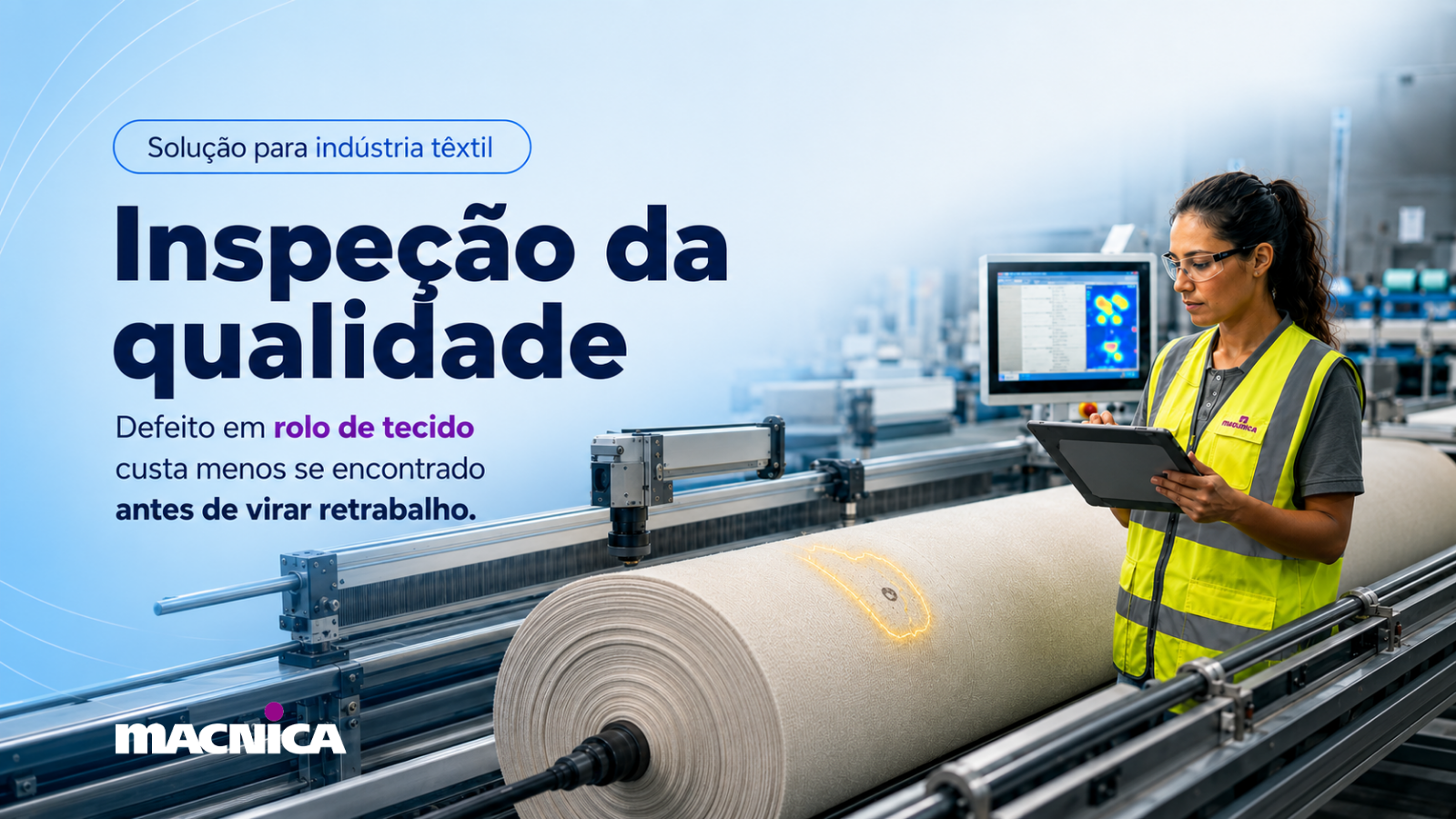 Inspeção da qualidade têxtil