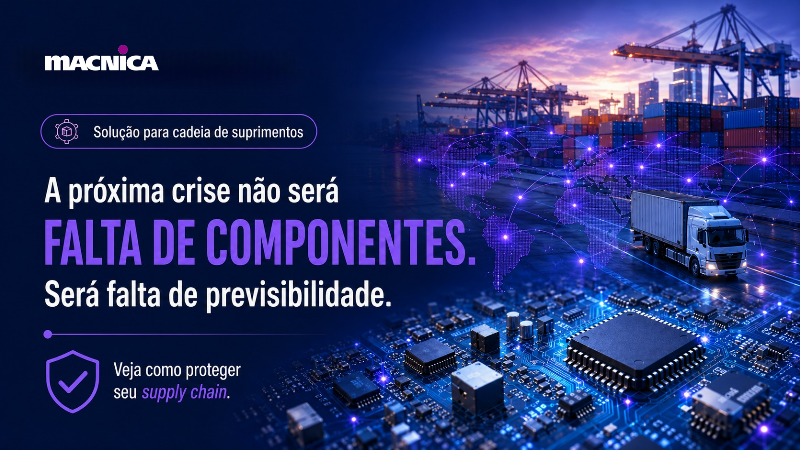Descubra como fortalecer o supply chain de componentes eletrônicos e reduzir riscos de falta, atrasos e obsolescência na manufatura.