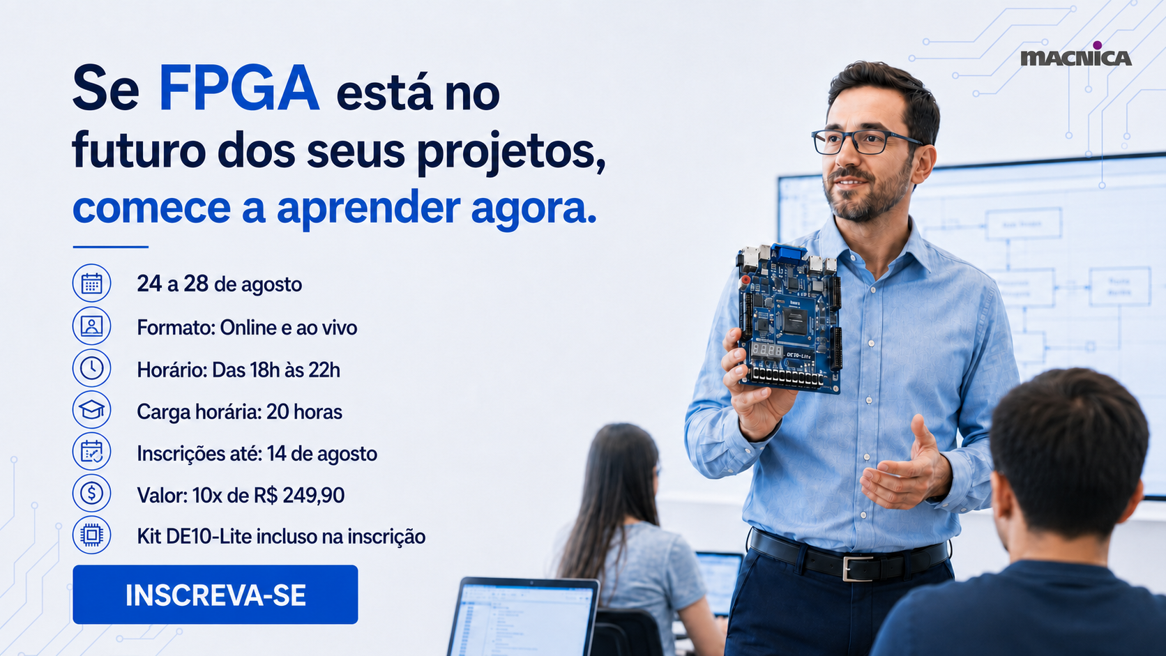 Inscreva-se no Treinamento FPGA Altera - Etapa 01