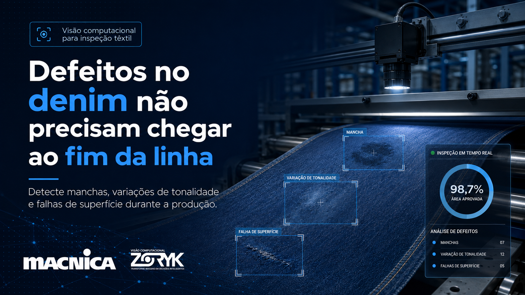 Leia mais sobre o artigo Controle de qualidade em denim: como detectar defeitos automaticamente