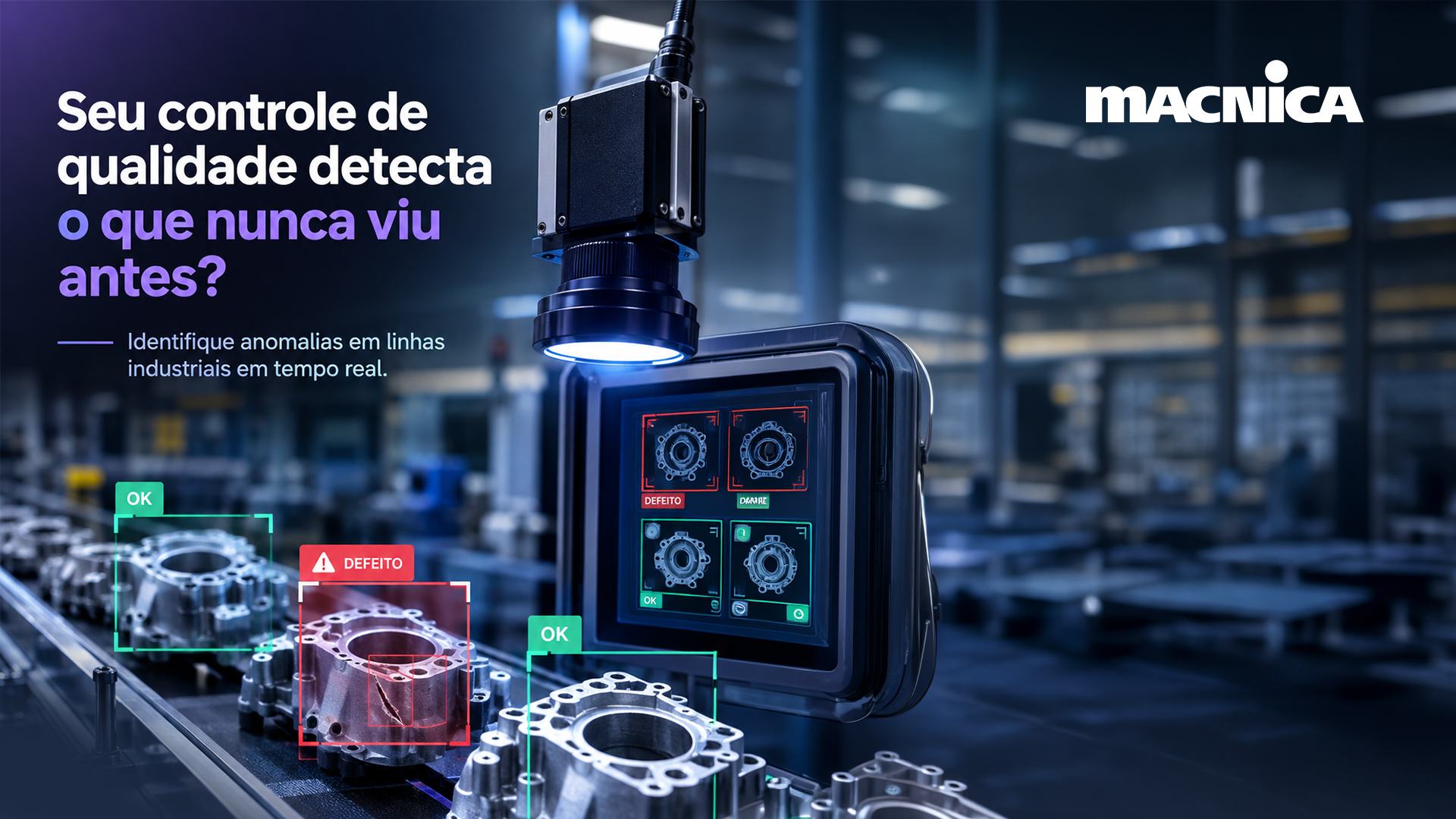 No momento, você está visualizando Visão computacional industrial: como detectar anomalias em tempo real com Zoryk